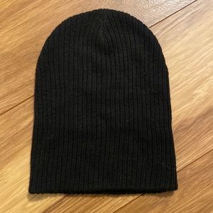 Black knit hat